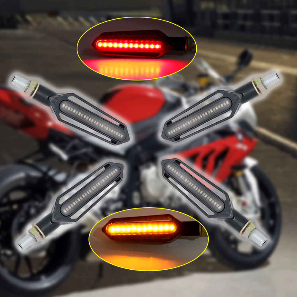 Amber Motorcycle Turn Signals  - Sos Light Strobe review and price