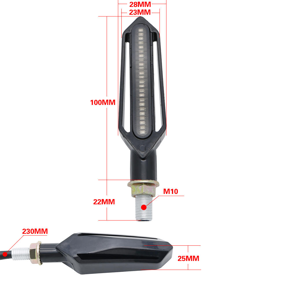 Amber Motorcycle Turn Signals  - Sos Light Strobe review and price