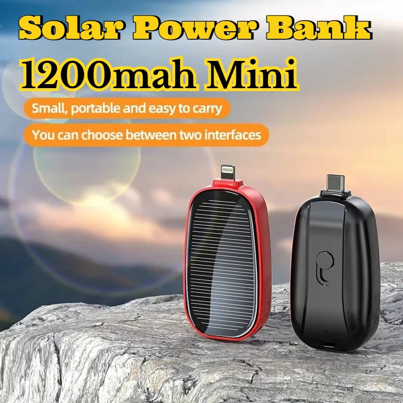1200mAh Solar Mini Power Bank  - Solar Emergency Charger review and price