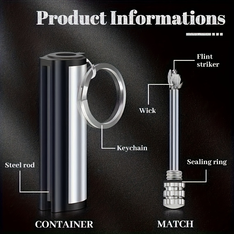 1-5 pack match lighter, flint  - Fire Starting Kit review and price