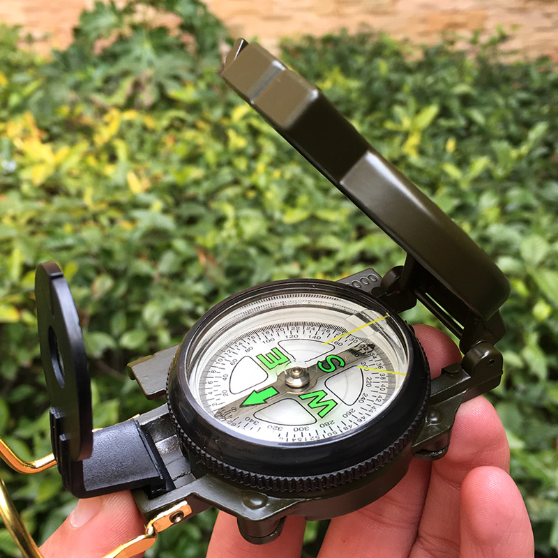 Aluminum Alloy Portable Army G - Compass Lensatic review and price
